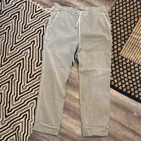 James Perse Olive Green Jogger Pants - Picture 1 of 3
